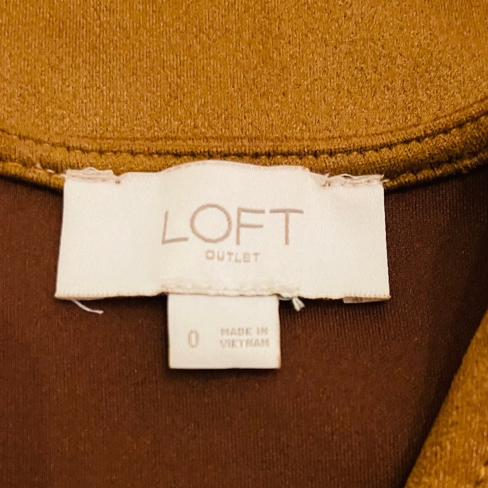 LOFT Tan Sleeveless Mini Dress - Picture 3 of 4